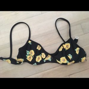 Sunflower bikini top